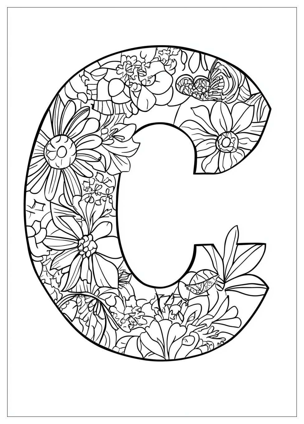 letter c coloring pages letter c coloring pages