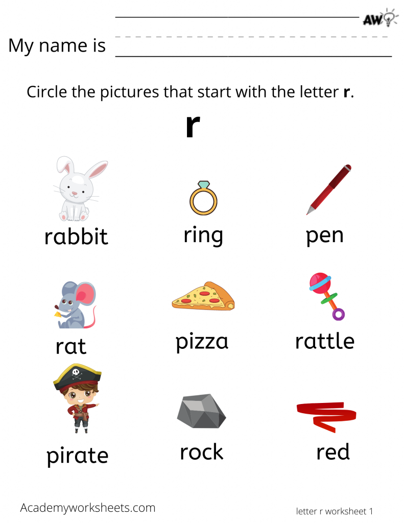 Letter R Worksheet And Activity Pack Alphabet ELA Worksheets Library