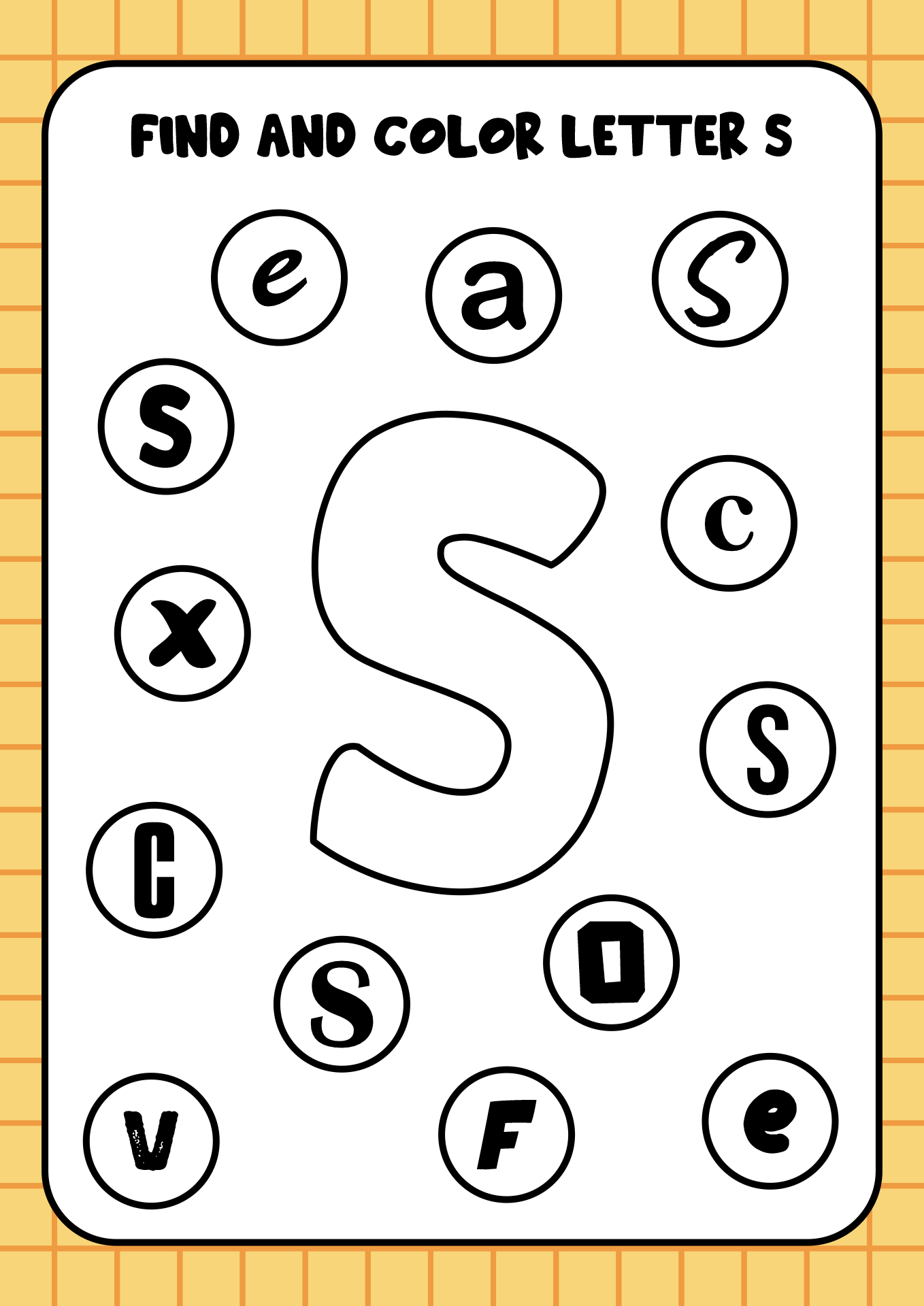 Letter S Activities 10 Free PDF Printables Printablee