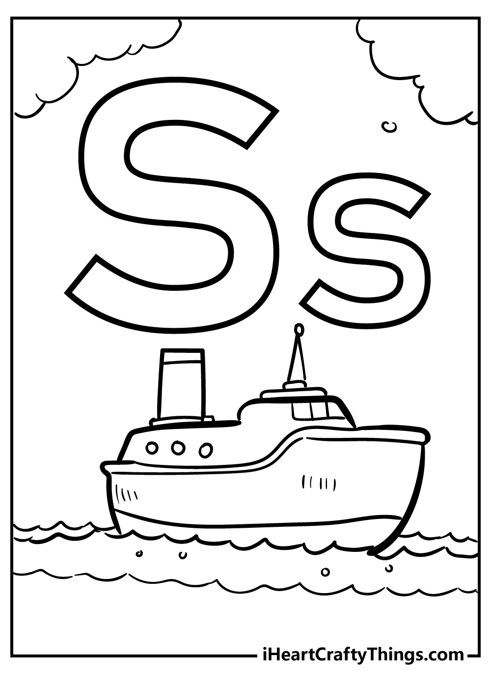 Letter S Coloring Pages 2025 