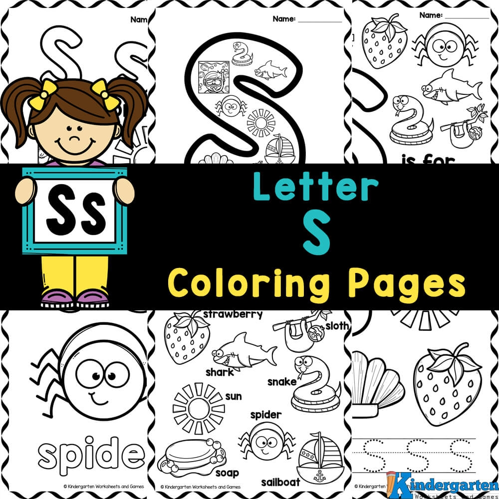 Letter S Coloring Sheet Free Printable Letters Alphabet Coloring Pages