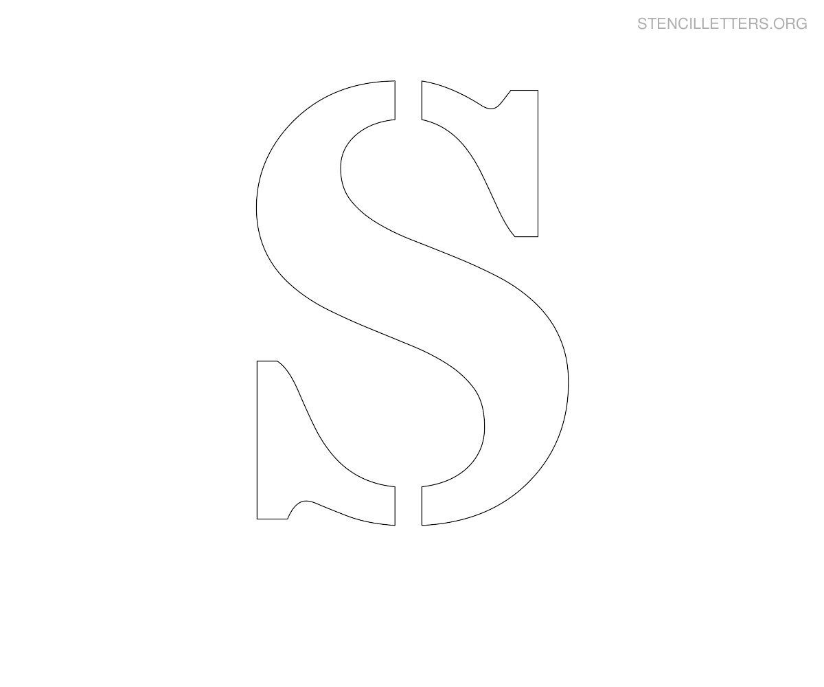Letter S Printable Alphabet Stencil Templates Artofit Letter S Printable Alphabet Stencil Templates Artofit