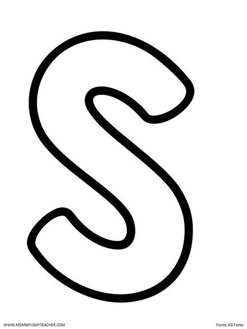 Letter S Template Printable Letter S Template Printable