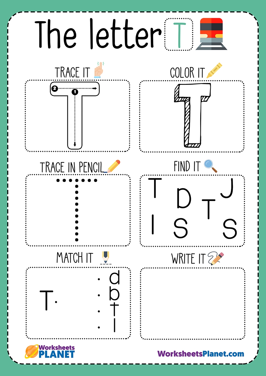 Letter T Worksheet Letter T Worksheet