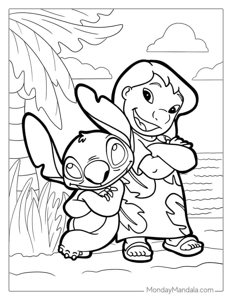 stitch coloring pages printable stitch coloring pages printable