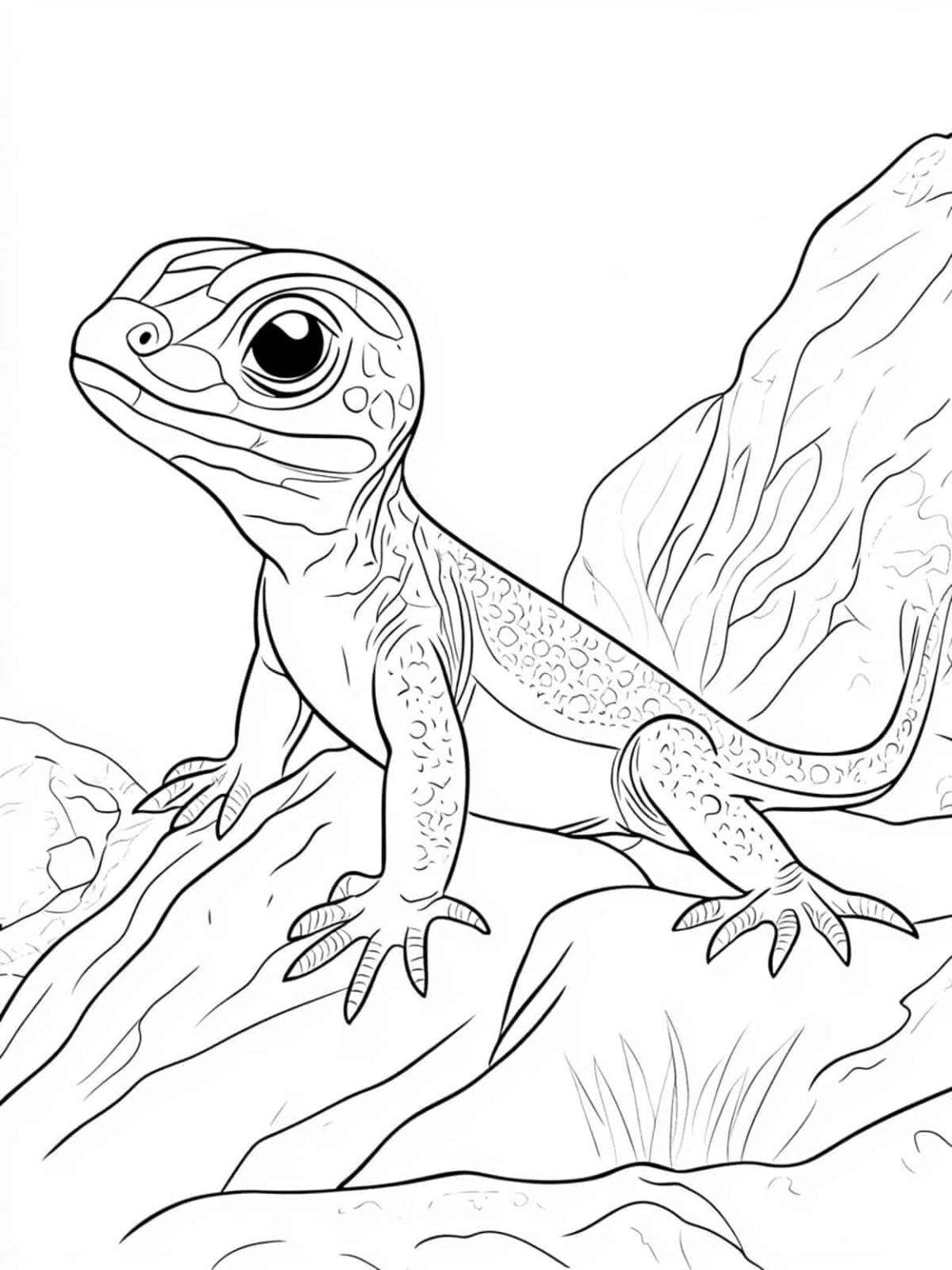 lizard coloring pages lizard coloring pages