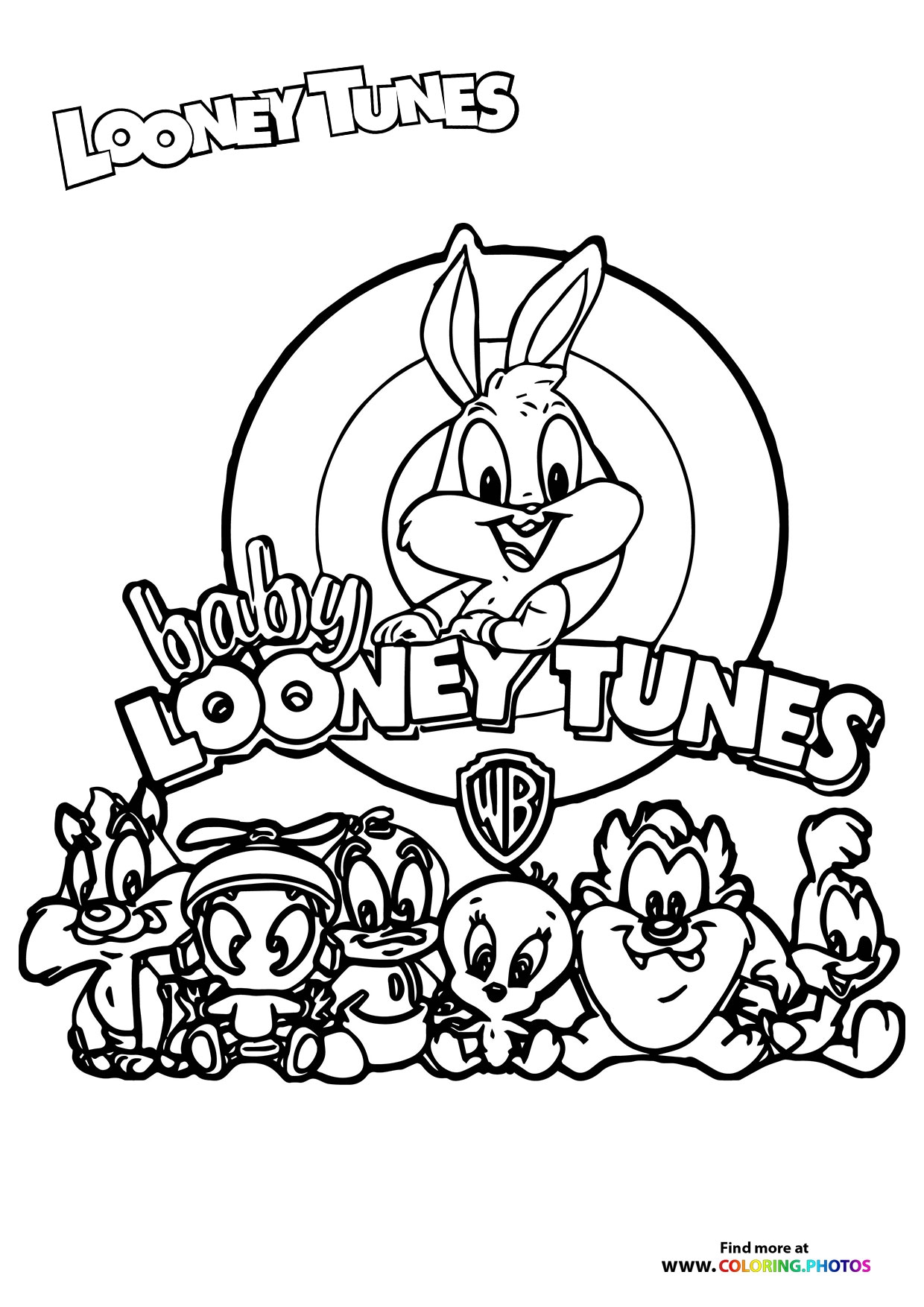 Looney Tunes Coloring Pages Free Print Or Download Images For Your Kids