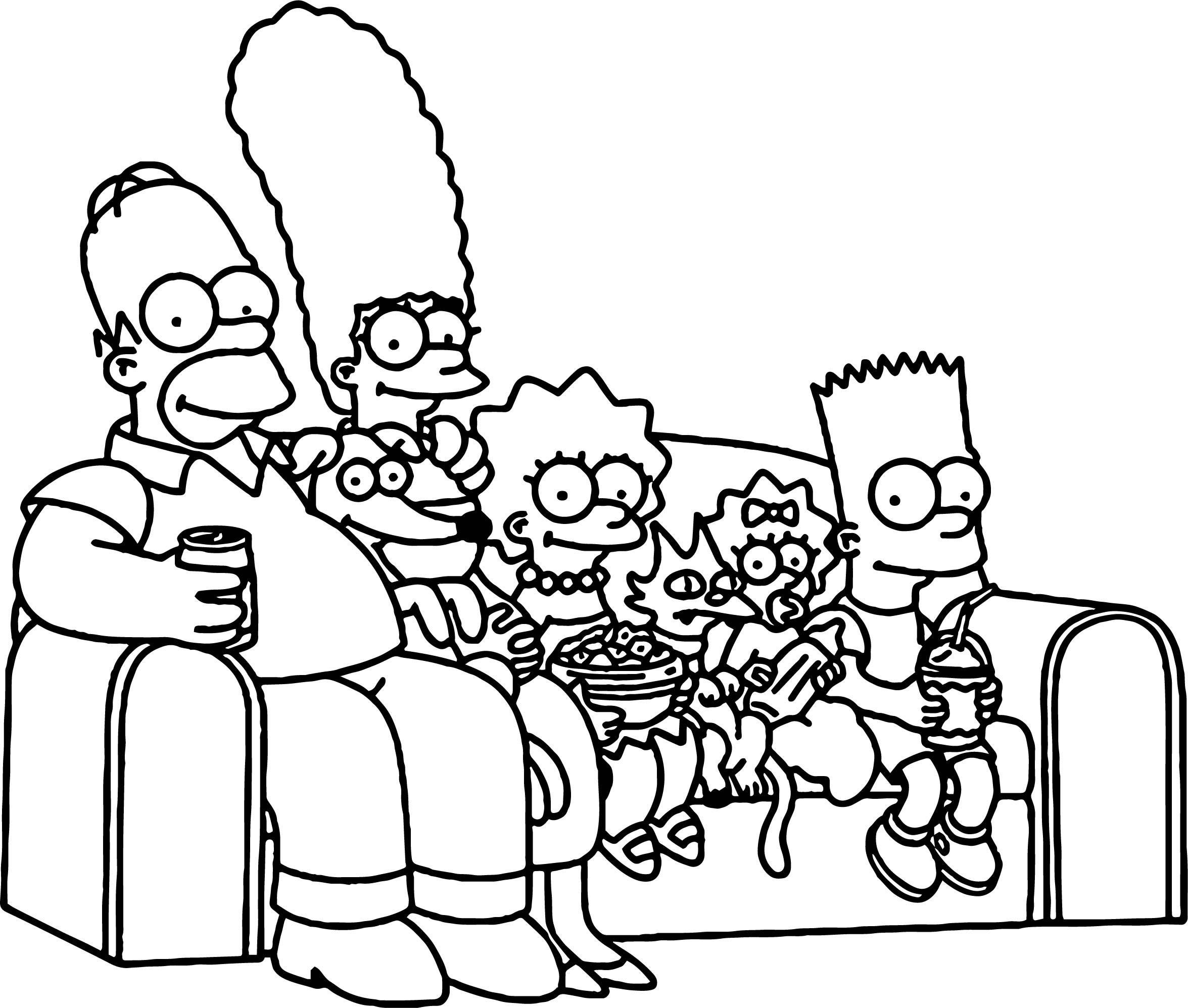 Marge Simpson Coloring Pages At GetColorings Free Printable 