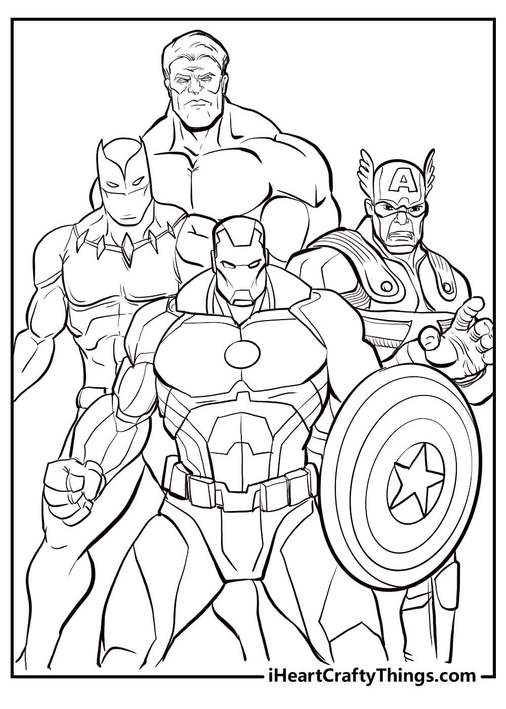 Marvel Avengers Coloring Pages 2025 Marvel Avengers Coloring Pages 2025