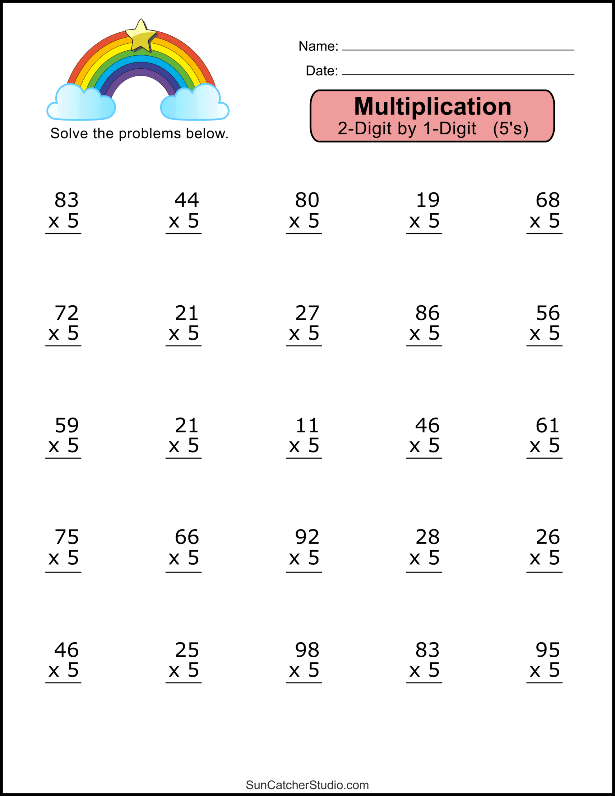 Math 3rd Grade Multiplication