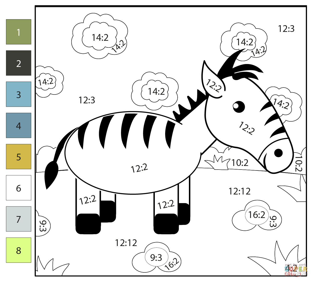 Math Color By Number Worksheets Activity Graphic By Lapiiin Center 