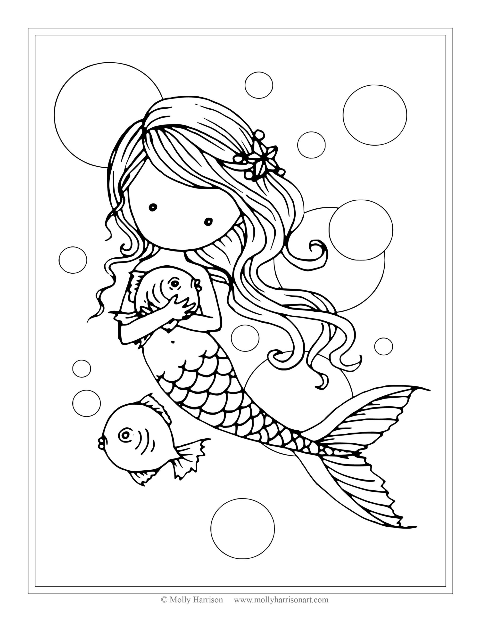 Mermaid Coloring Pages At GetColorings Free Printable Colorings 