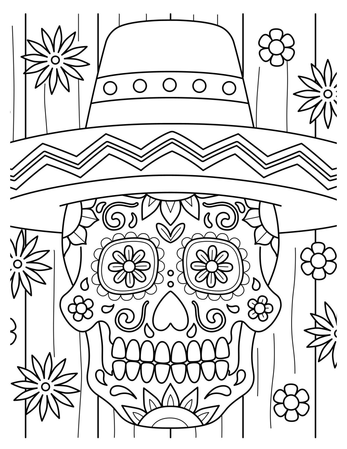 Mexico Coloring Pages Fun Educational Printable Sheets