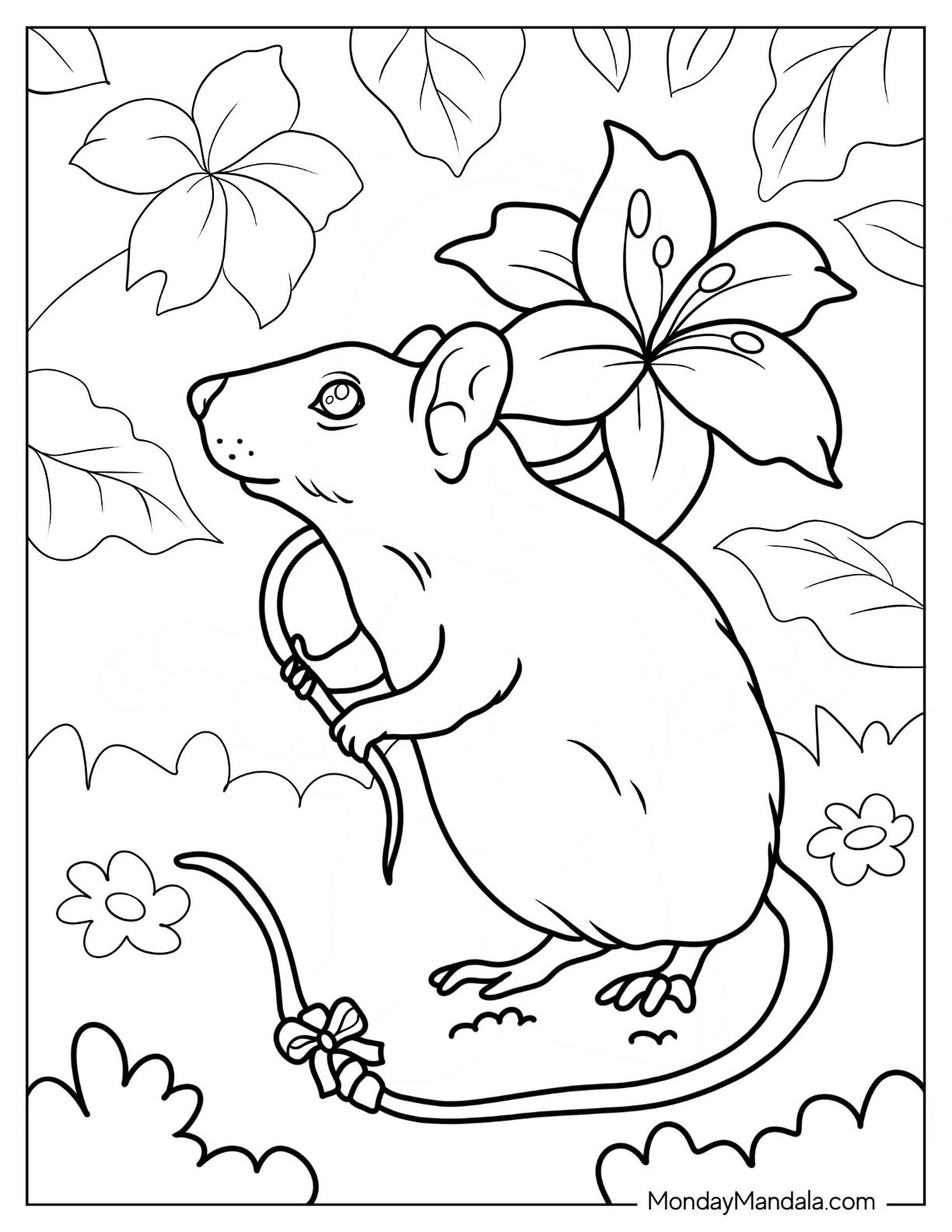 mice coloring pages