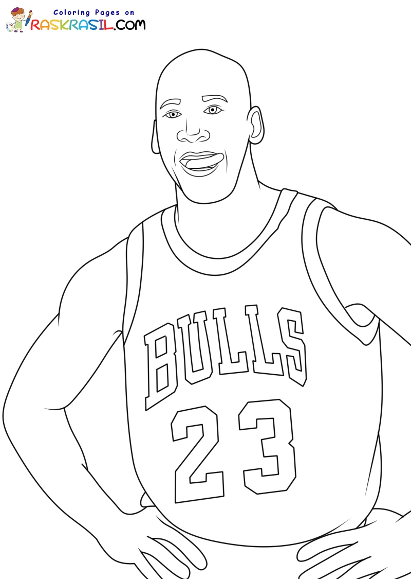 Michael Jordan Coloring Pages Michael Jordan Coloring Pages