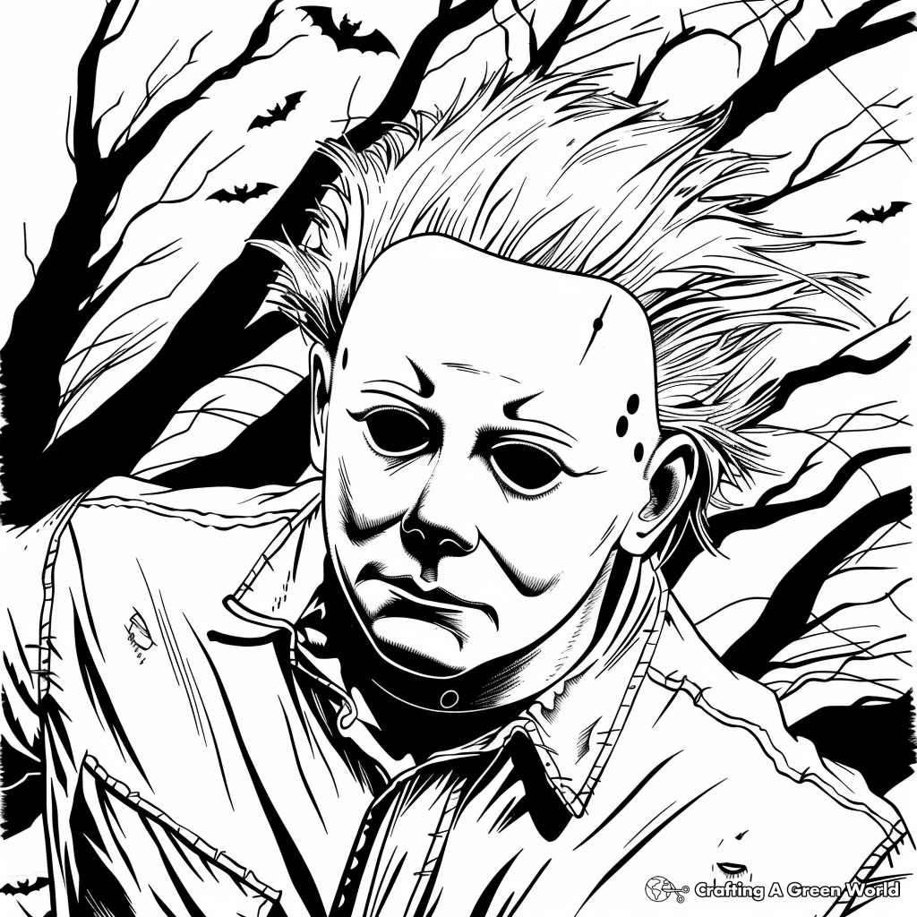 Michael Myers Coloring Pages Free Printable 