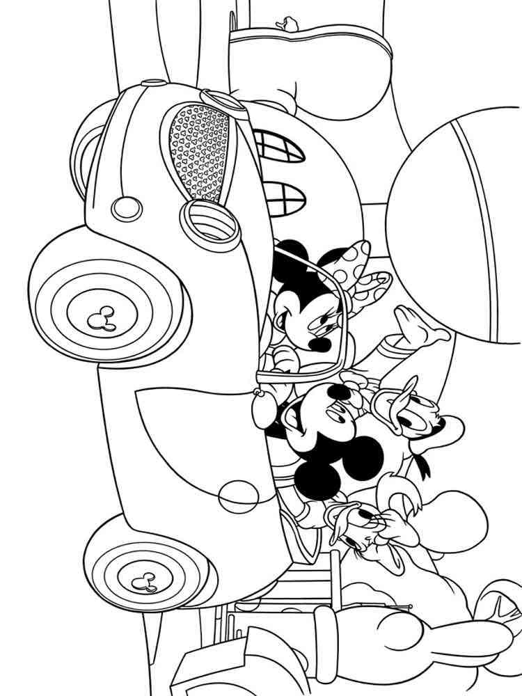 Mickey Mouse Clubhouse Coloring Pages