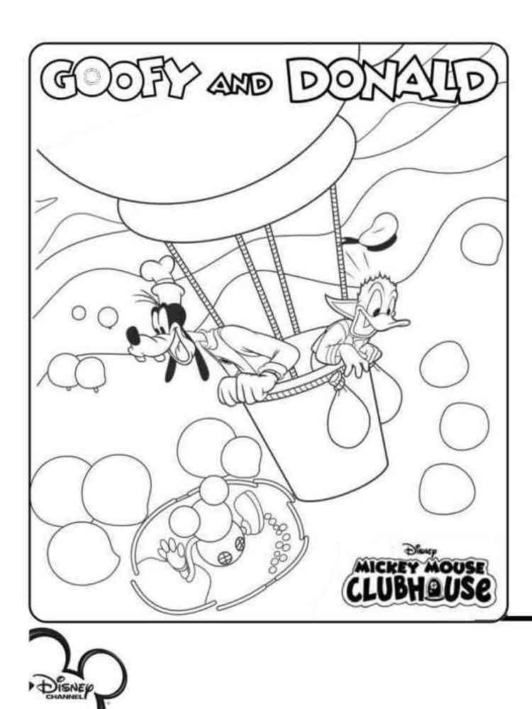 Mickey Mouse Clubhouse Coloring Pages