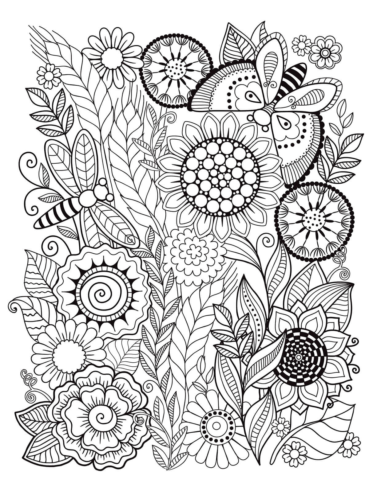 Mindfulness Coloring Page