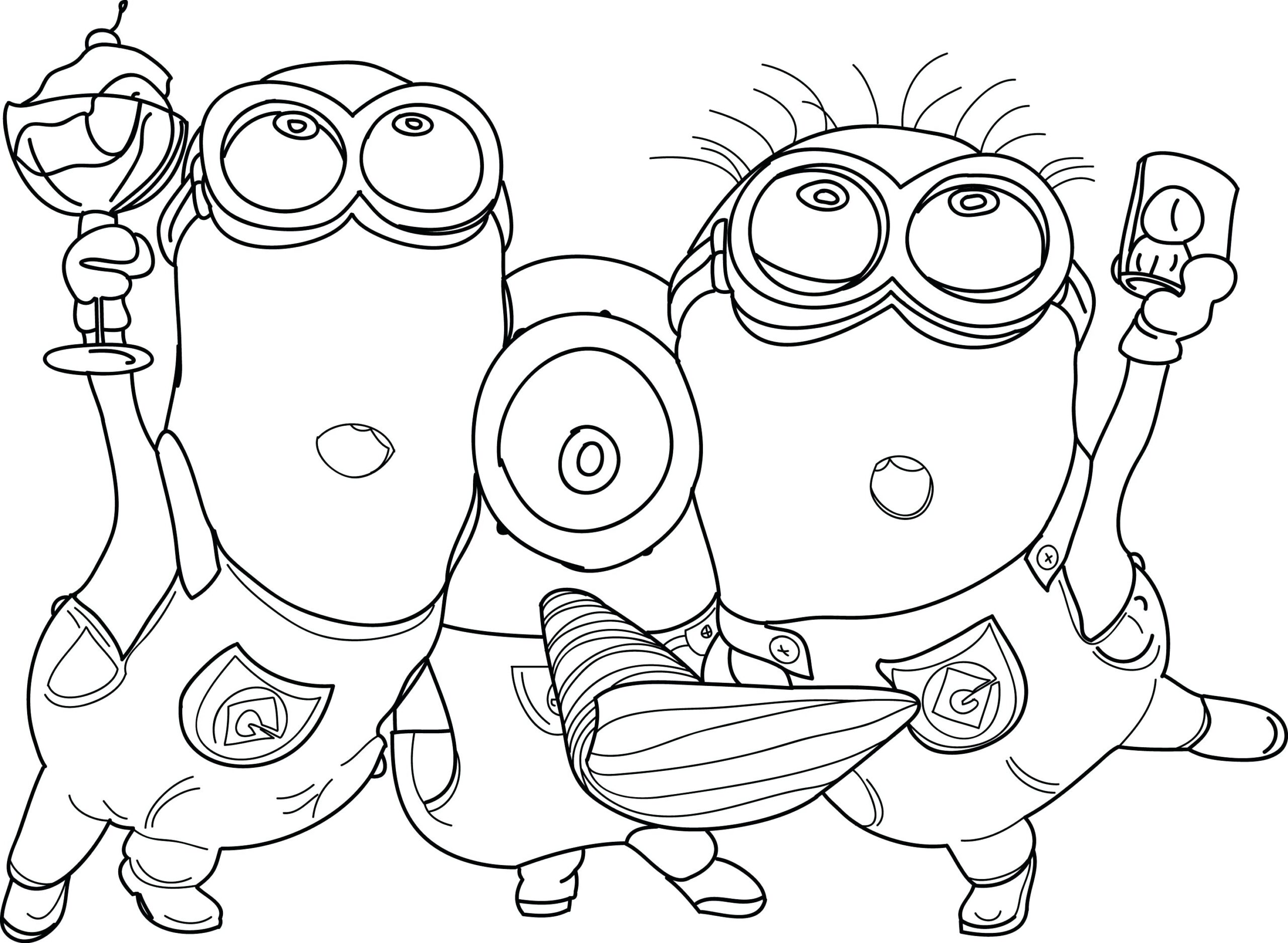 Minions Coloring Pages Pdf At GetColorings Free Printable 