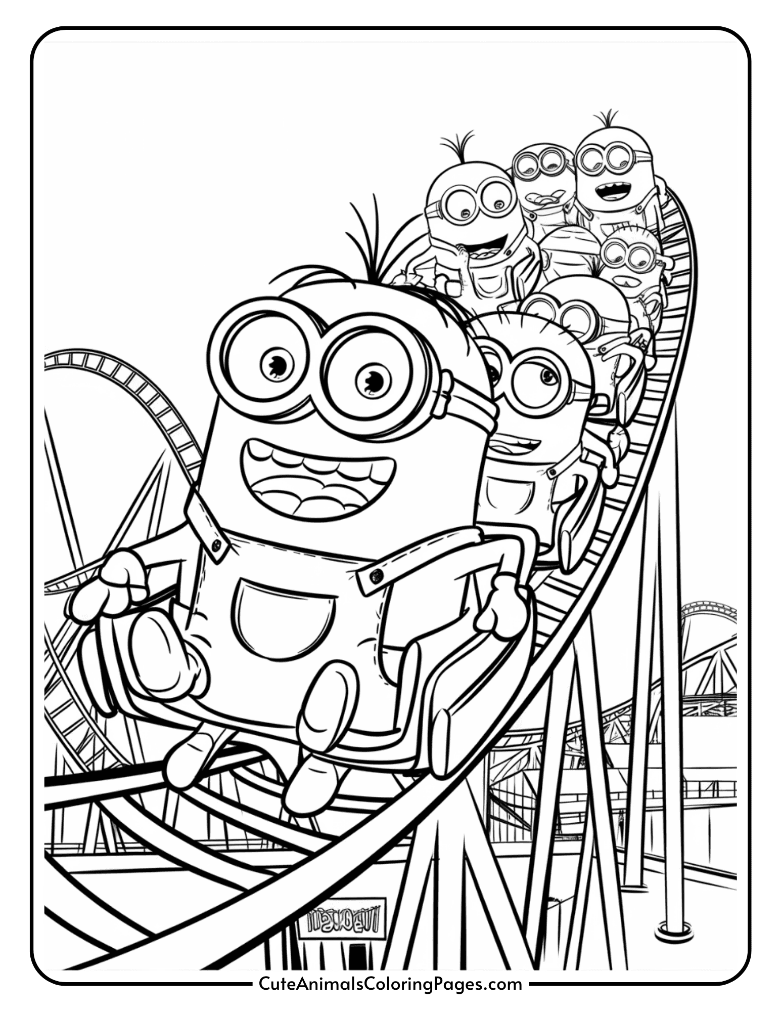 Minions Coloring Pages Printable