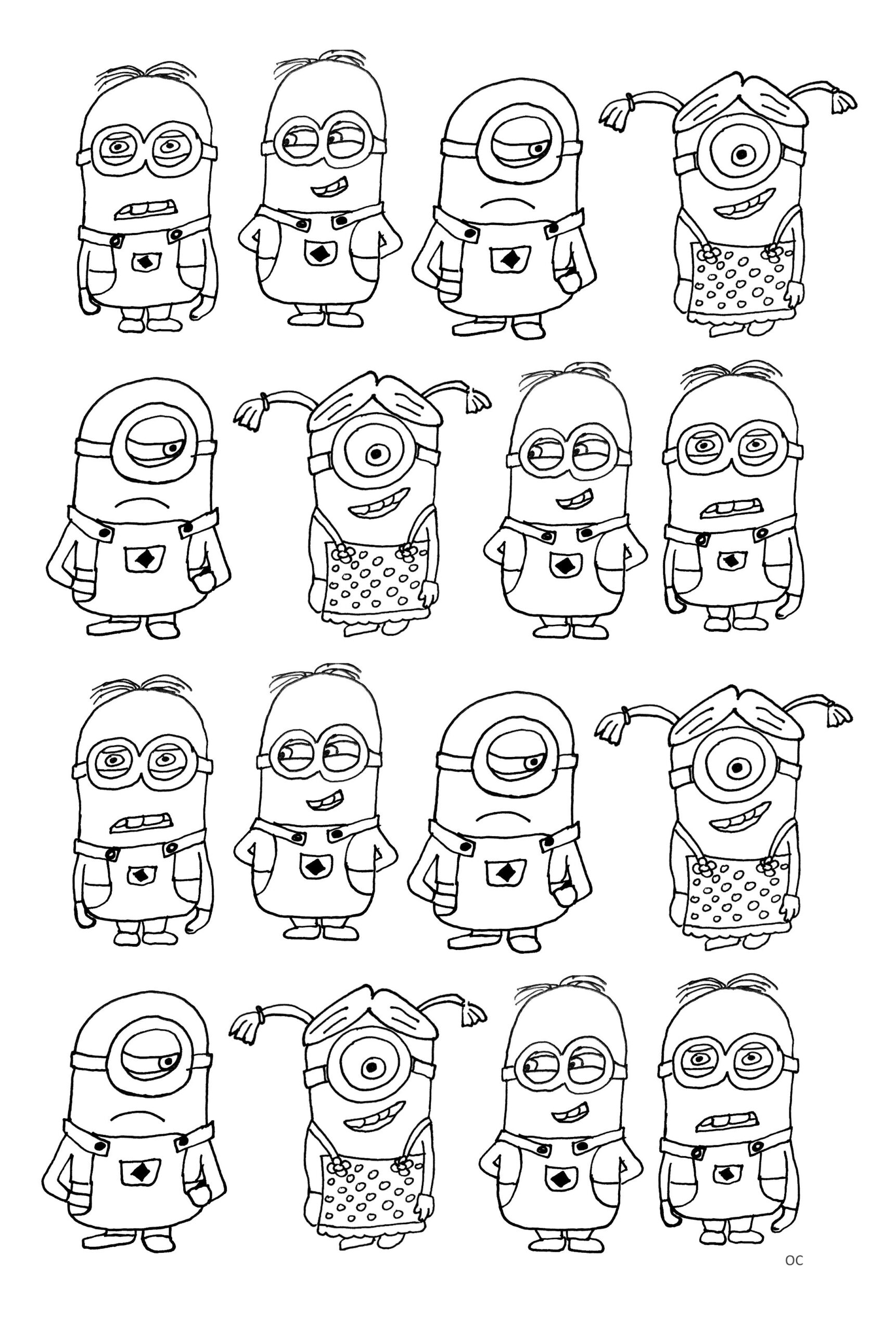 Minions Printables Free Coloring Pages Minions Printables Free Coloring Pages