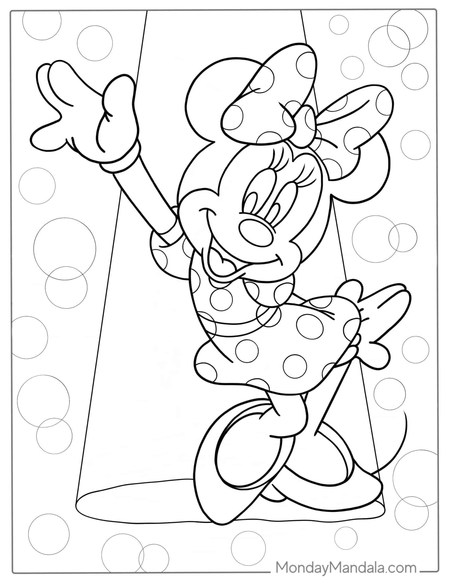 Minnie Mouse Coloring Pages Printables