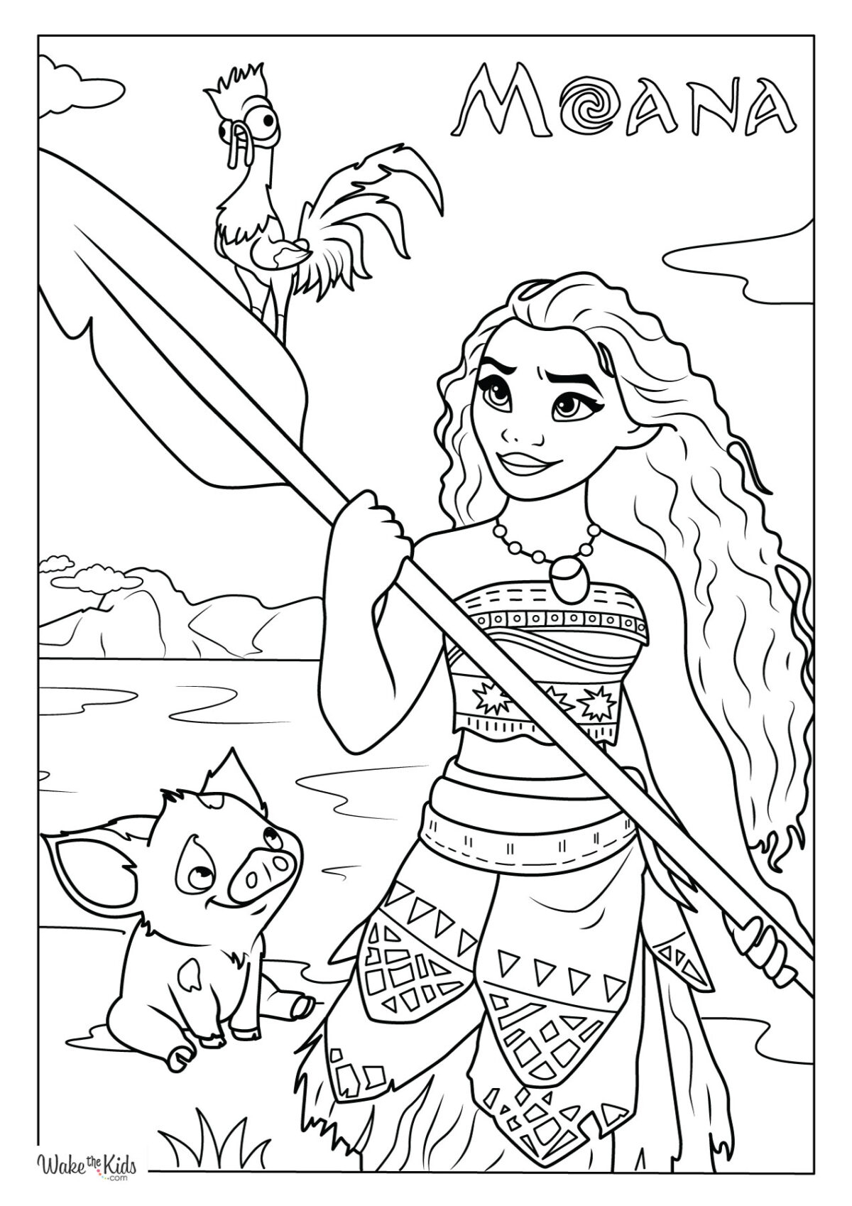 Moana Coloring Pages Free Printable PDFs WakeTheKids Moana Coloring Pages Free Printable PDFs WakeTheKids