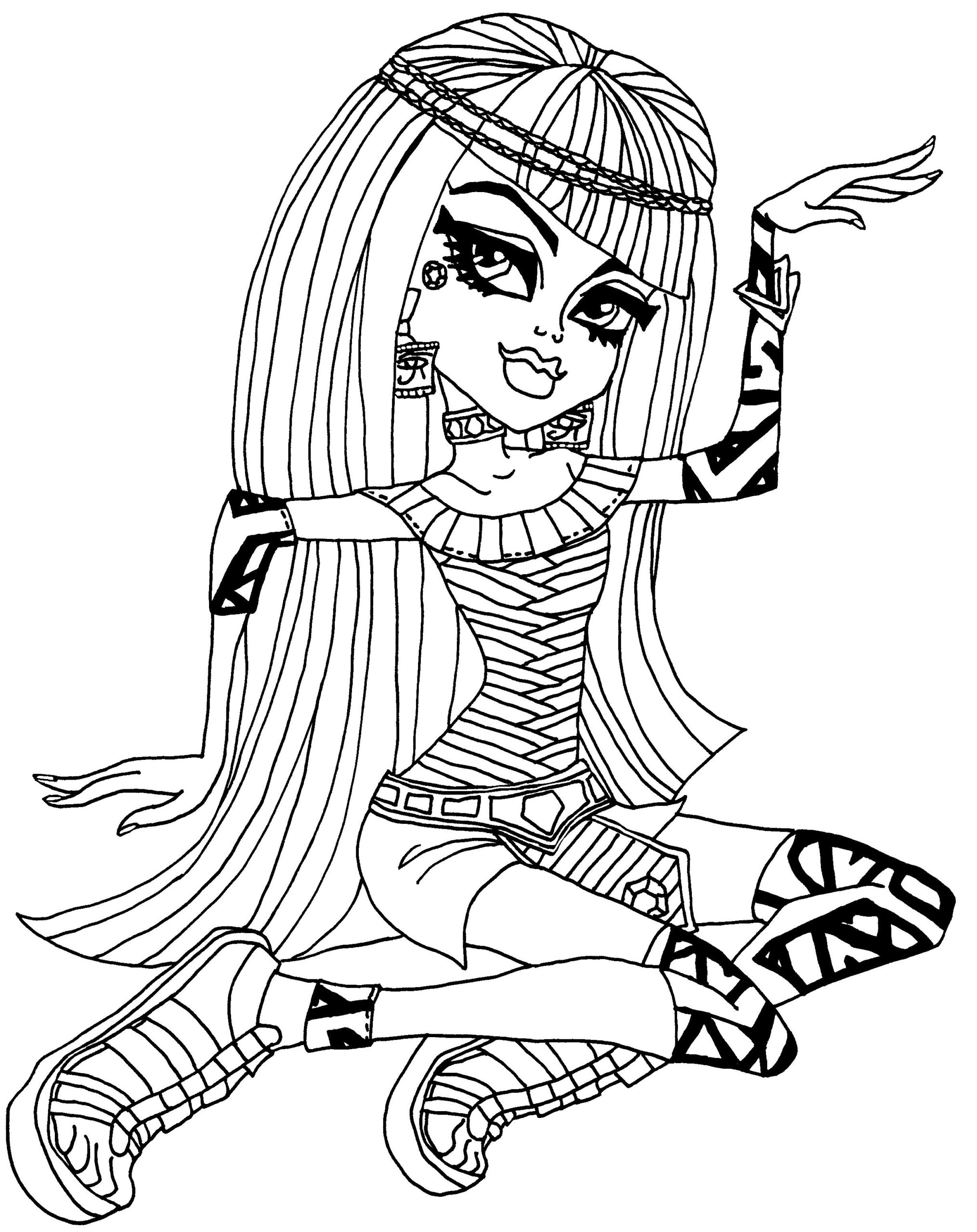 Monster High Coloring Pages Draculaura