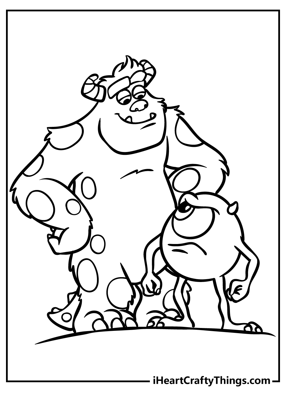 Monsters Inc Coloring Page Monster Inc Coloring Pages Colorint