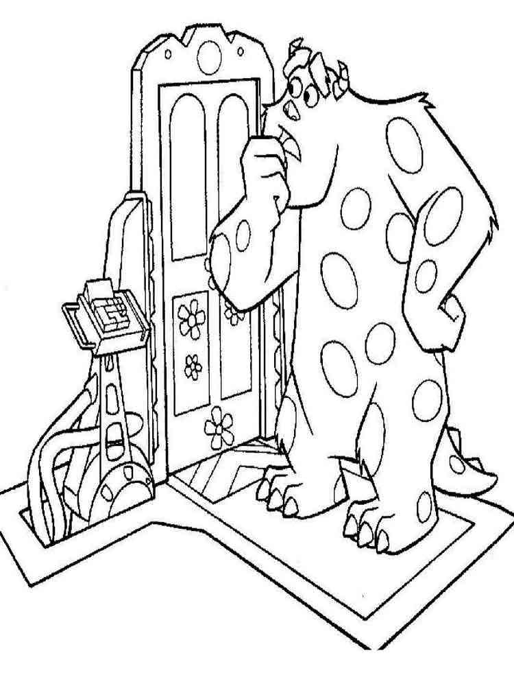 monsters inc coloring pages
