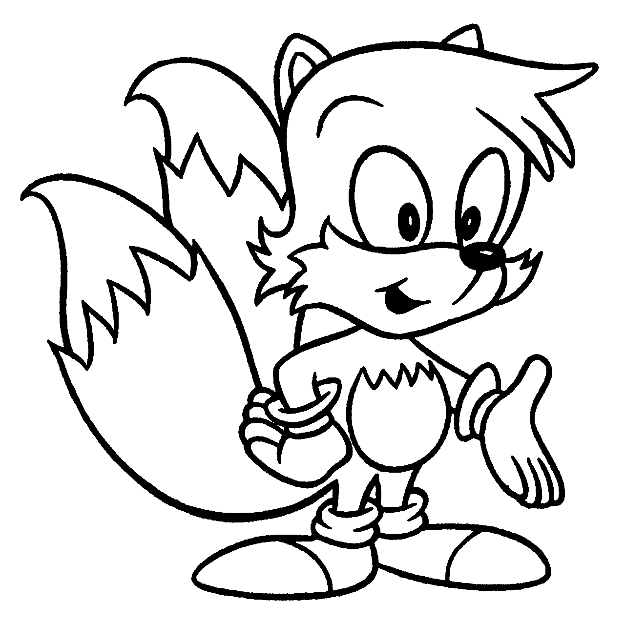 Movie Tails Coloring Pages Movie Tails Coloring Pages