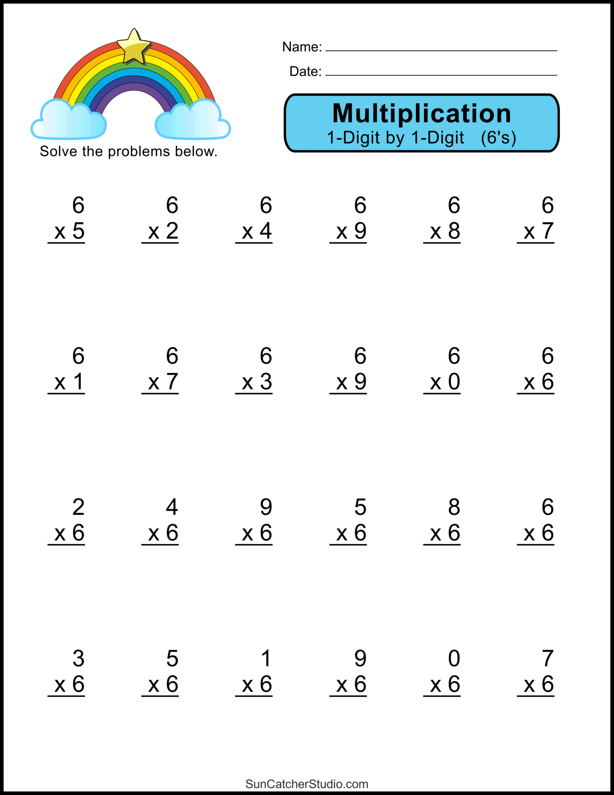Multiplication Facts 0 5 Worksheets Worsheets Library Worksheets 