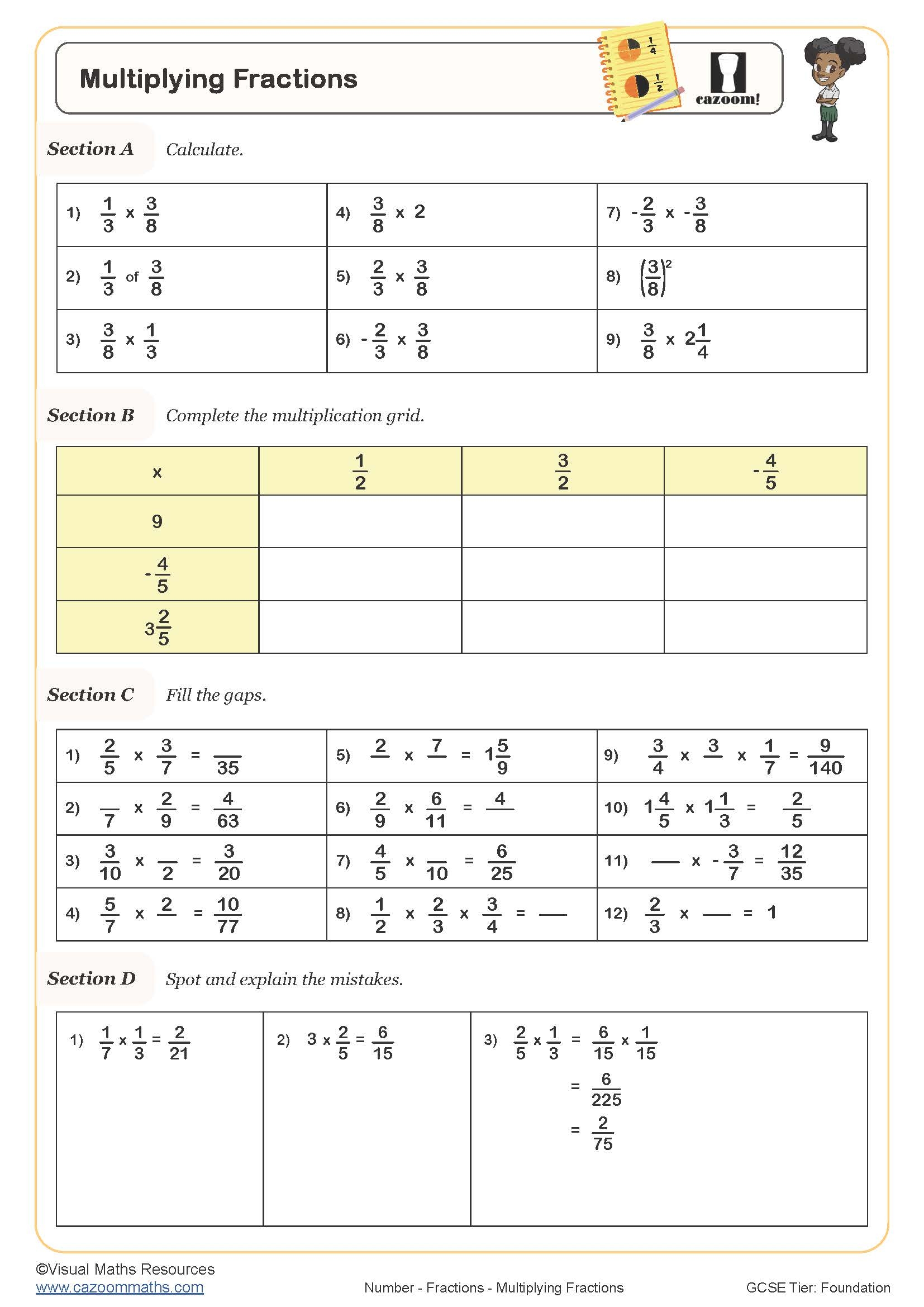 Multiplying And Dividing Fractions Worksheet Maker By Tims Printables Multiplying And Dividing Fractions Worksheet Maker By Tims Printables