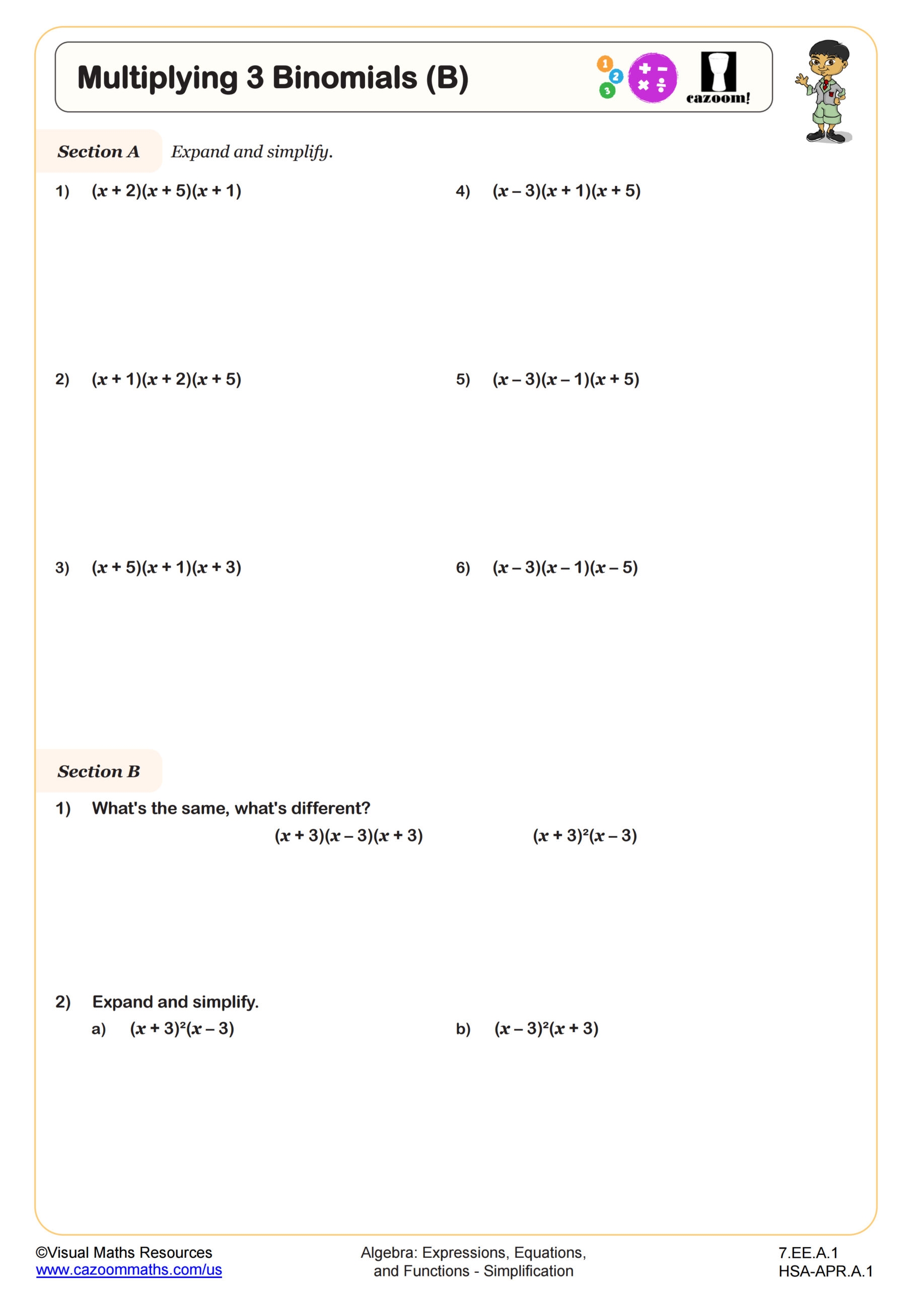 Multiplying Binomial Definition Methods Steps Worksheets Library