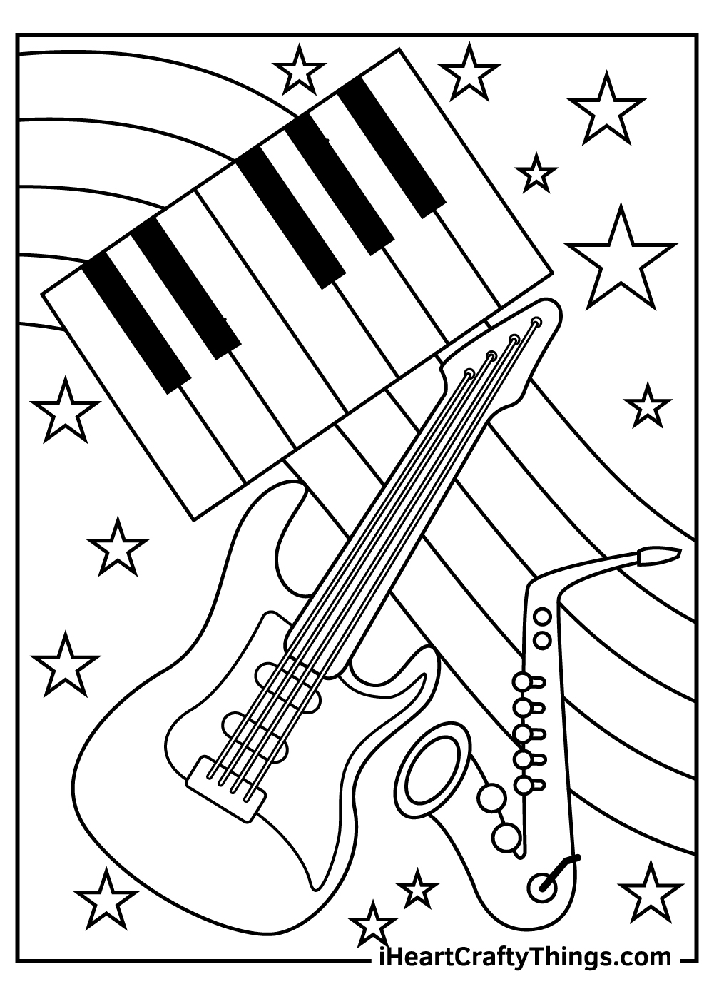 Music Coloring Pages Printable Music Coloring Pages Printable