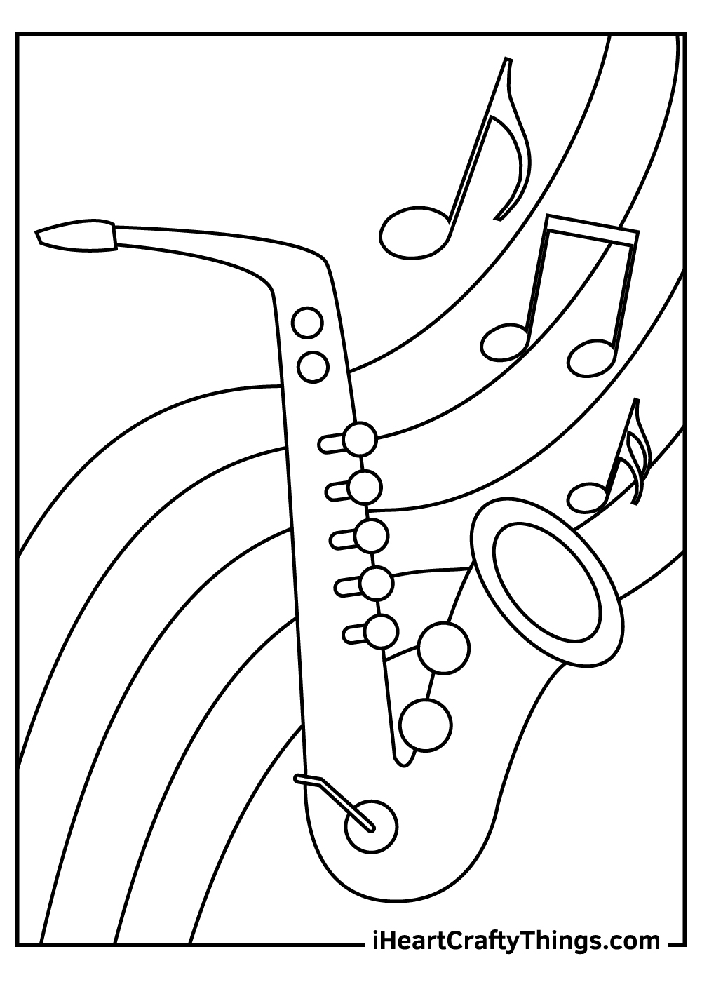 Music Instruments Coloring Pages 15 Music Coloring Pages 100 Free