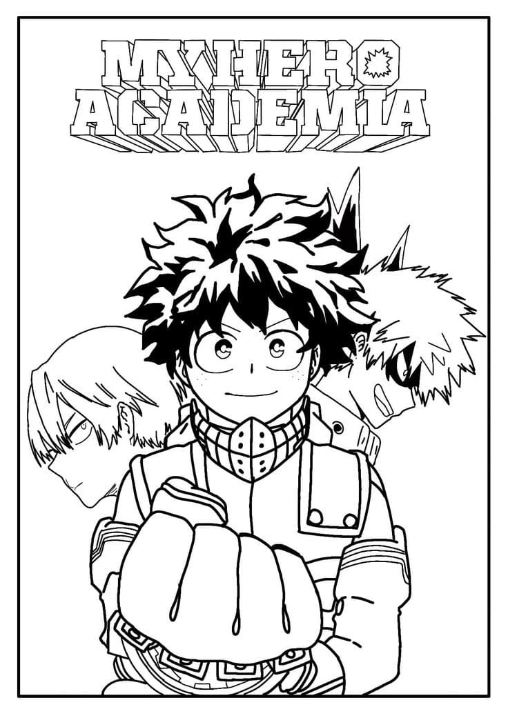 My Hero Academia Coloring Pages ColoringLib