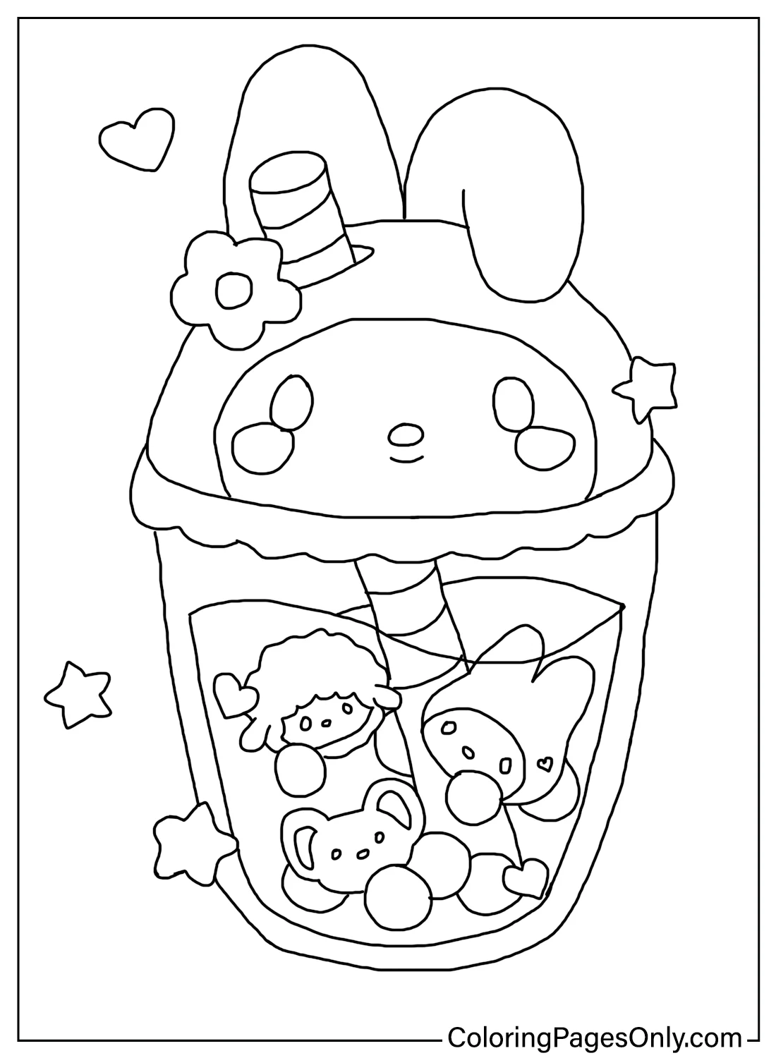 My Melody Coloring Pages Printable 2025 My Melody Coloring Pages Printable 2025