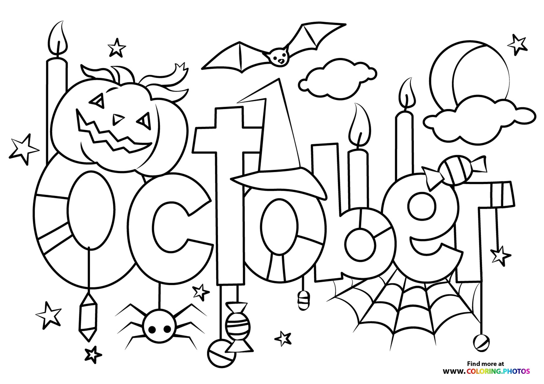 coloring pages october coloring pages october