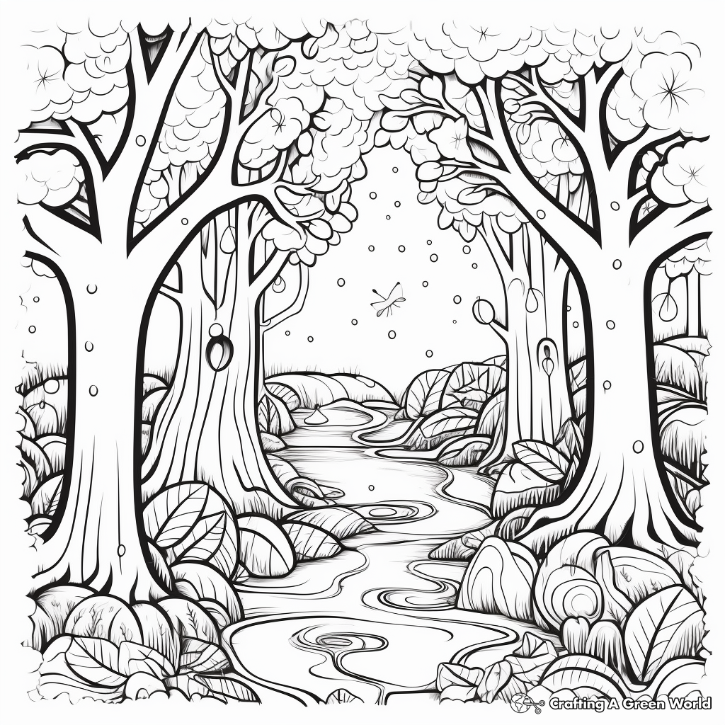 Nature Coloring Pages Free Printable 