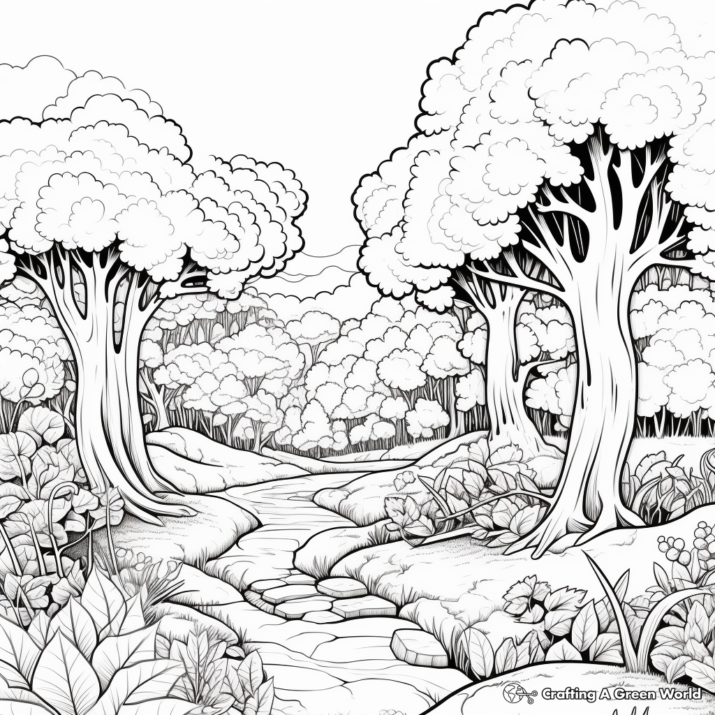 Nature Coloring Pages Free Printable 