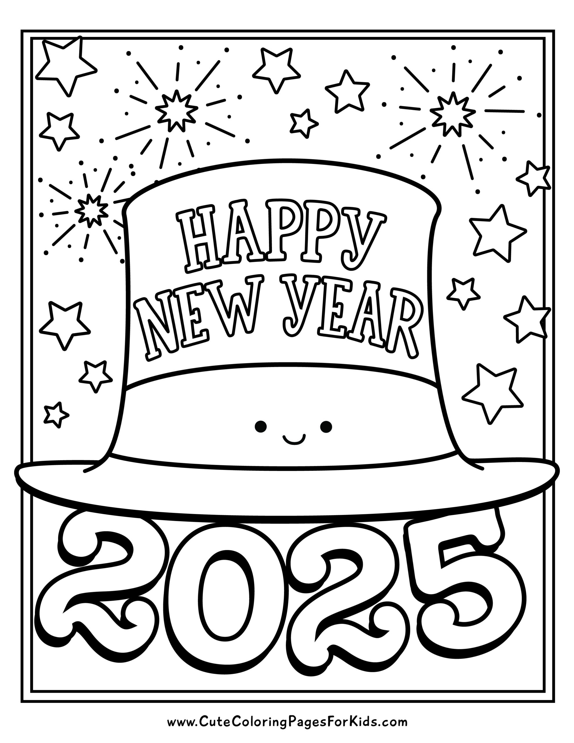 New Year 39 s Coloring Pages Free Printables For 2025 Cute Coloring New Year 39 s Coloring Pages Free Printables For 2025 Cute Coloring