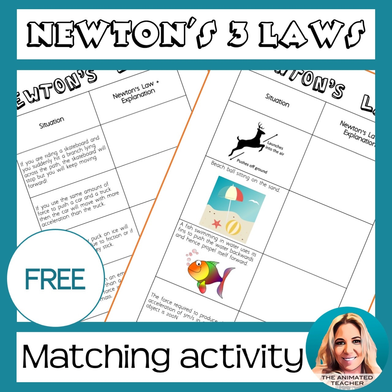 Newtons 3 Laws Worksheet Worksheets Library Newtons 3 Laws Worksheet Worksheets Library