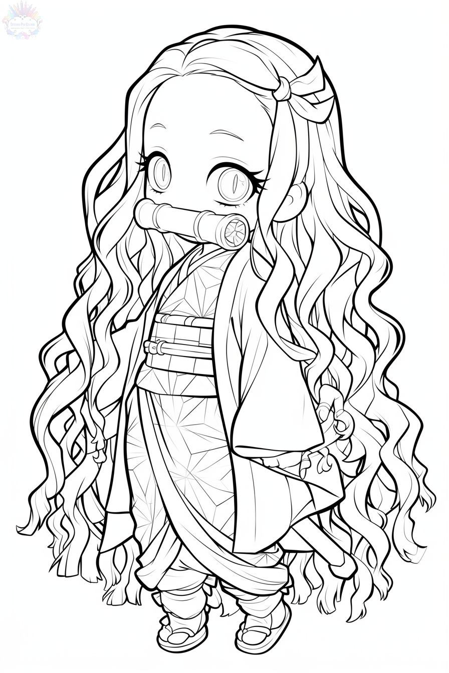 Nezuko Coloring Pages 20 Free Drawings To Print And Color