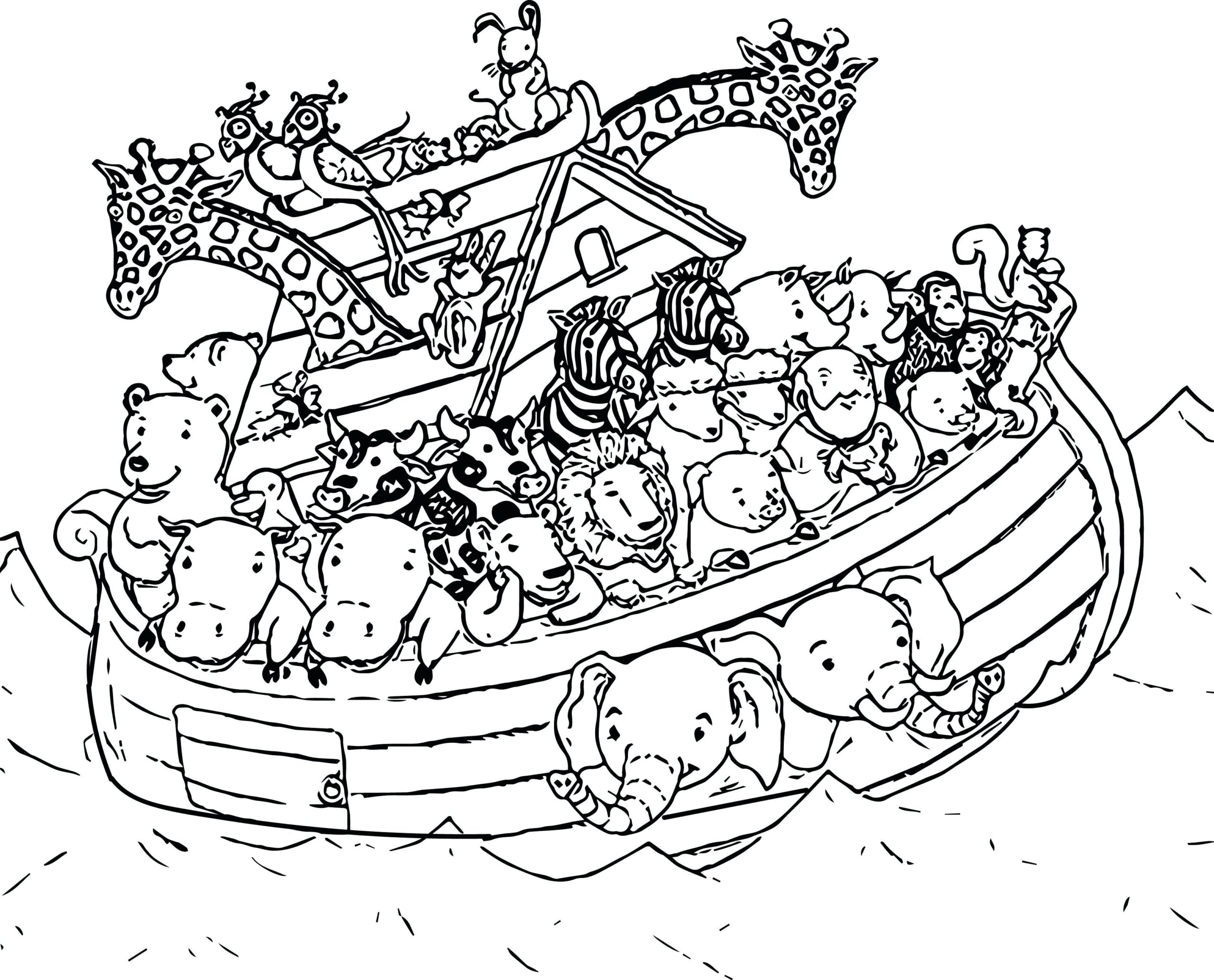 Noah 39 s Ark Printable Coloring Page Printable Word Searches
