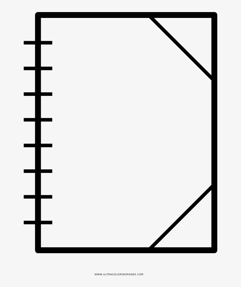 Notebook Coloring Page Sketch Coloring Page