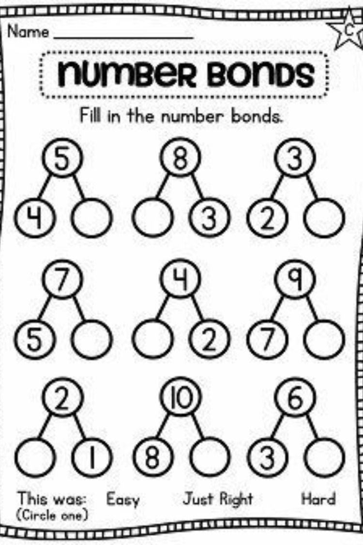 Number Bonds Worksheets Artofit