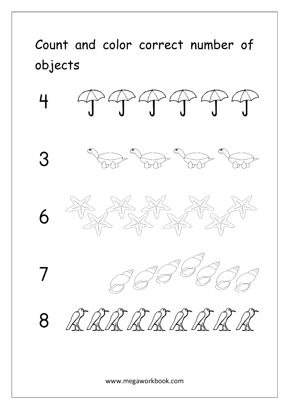 preschool counting worksheets preschool counting worksheets