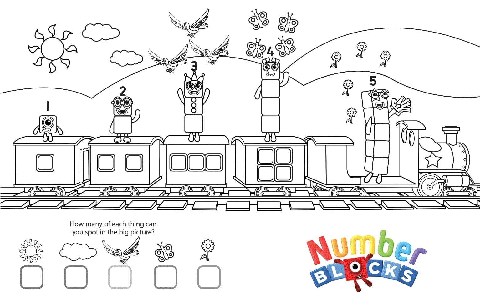 Numberblocks Coloring Pages Printable Coloring Pages For Kids